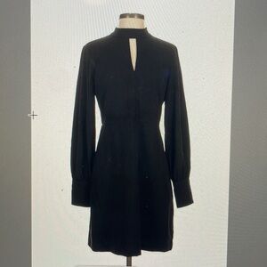 Banana Republic keyhole Long sleeve Dress